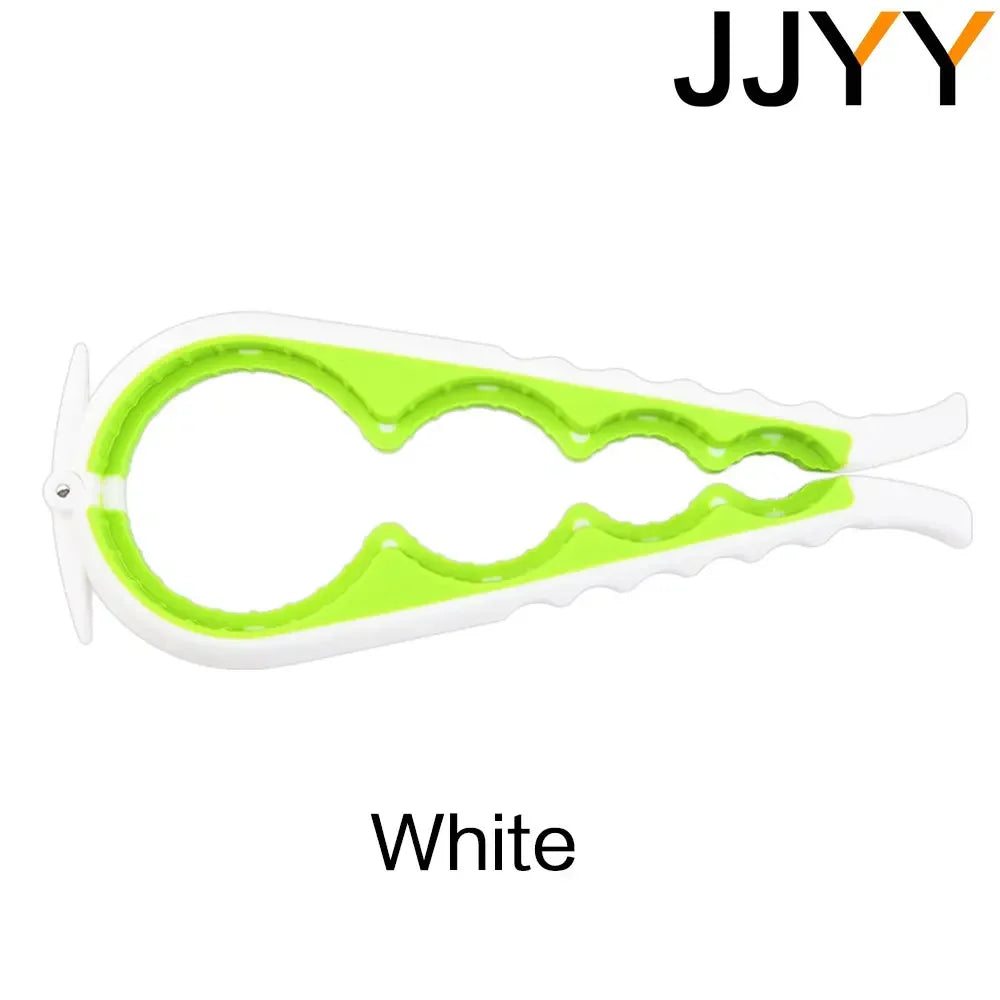 4-in-1 Multi-Function Can Opener – Bottle Cap Twister with Anti-Slip Handle for Cans & Beverages
